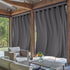 RYB HOME Windproof Custom Outdoor Curtains with Heavy Bags