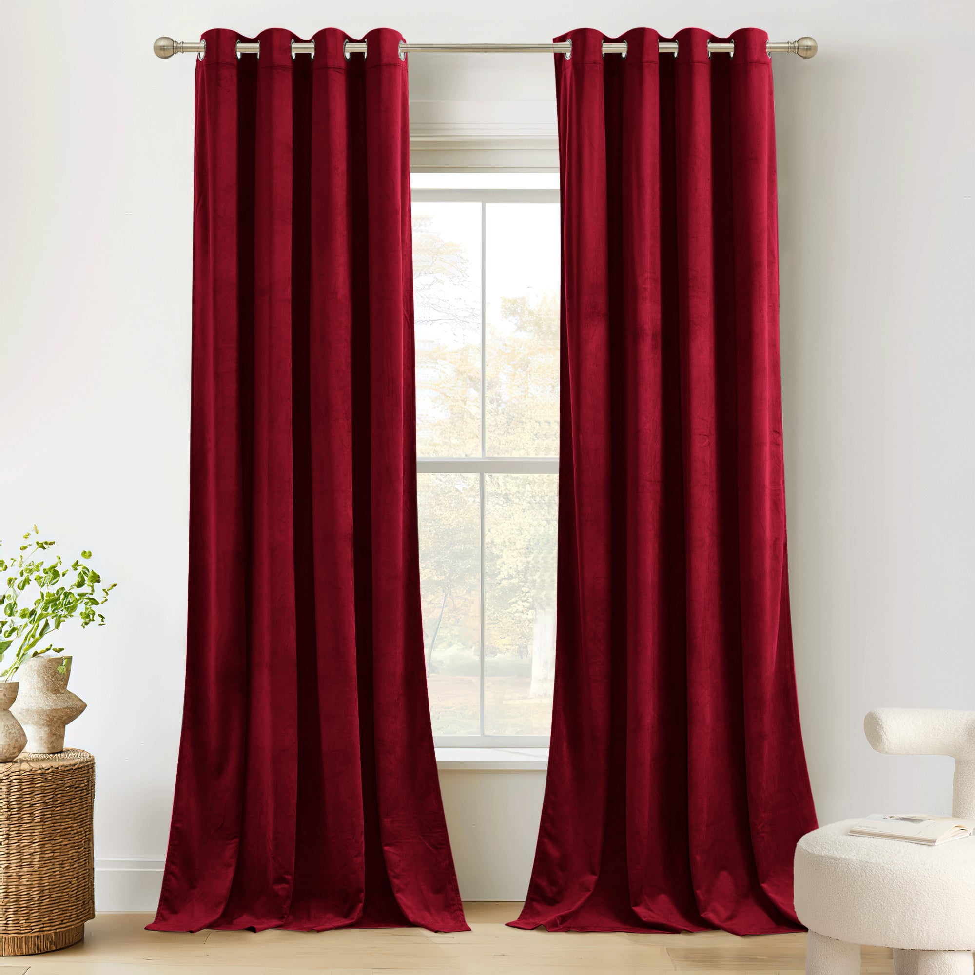 Custom 4-Layer Soft Velvet Soundproof Thermal Curtain | OEKO-TEX®