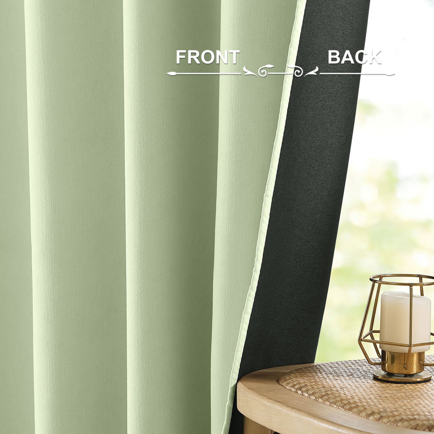 Custom 4-Layer 100% Blackout Chenille Curtain | OEKO-TEX®