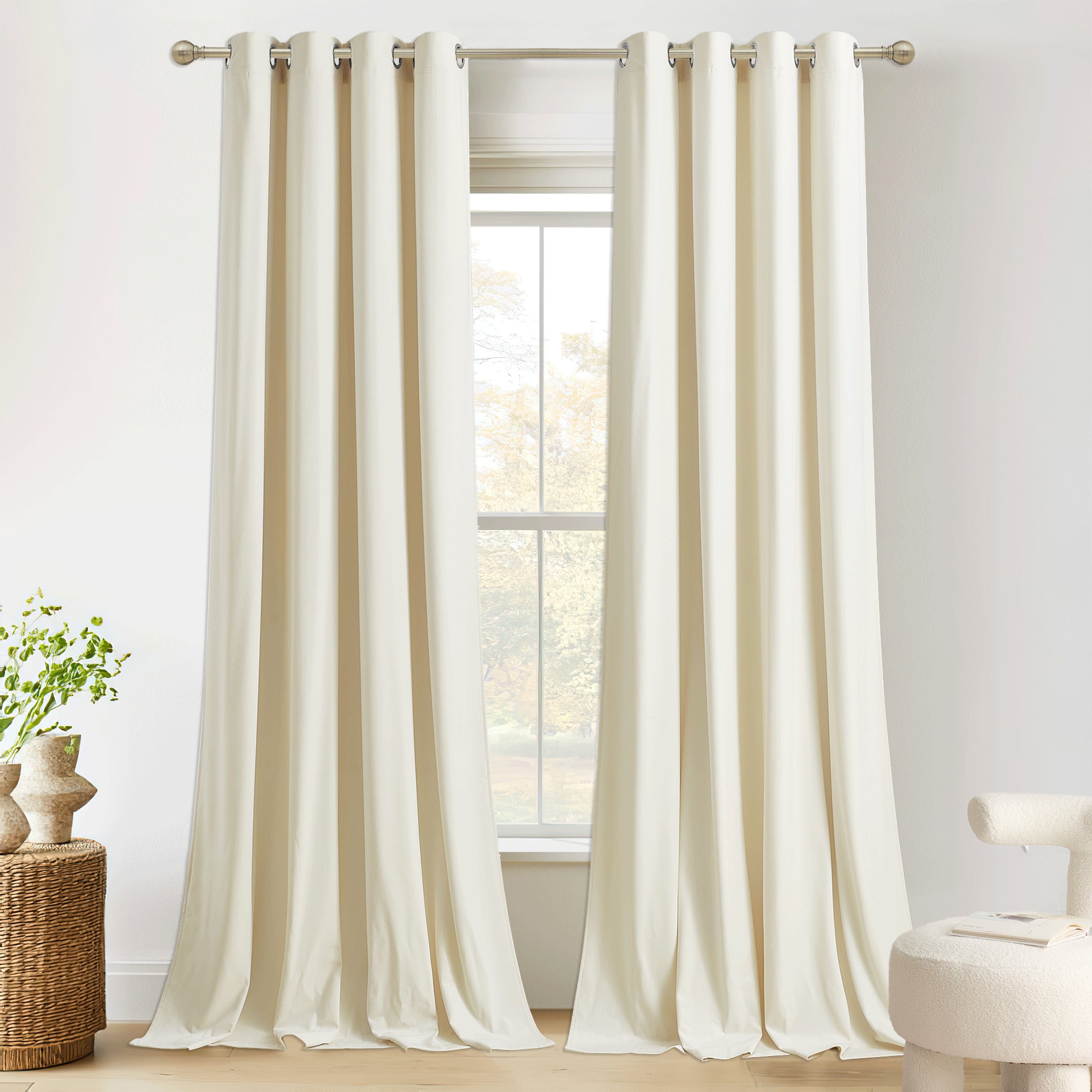 Custom 4-Layer Soft Velvet Soundproof Thermal Curtain | OEKO-TEX®