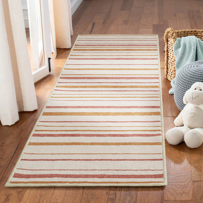 Custom Striation Modern Soft Non Slip Washable Area Rug | GCC