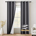 RYB HOME 4 Layers Soundproof Dust Filter Custom Curtains