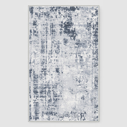 RYB HOME Modern Wool Faux Washable Custom Area Rug