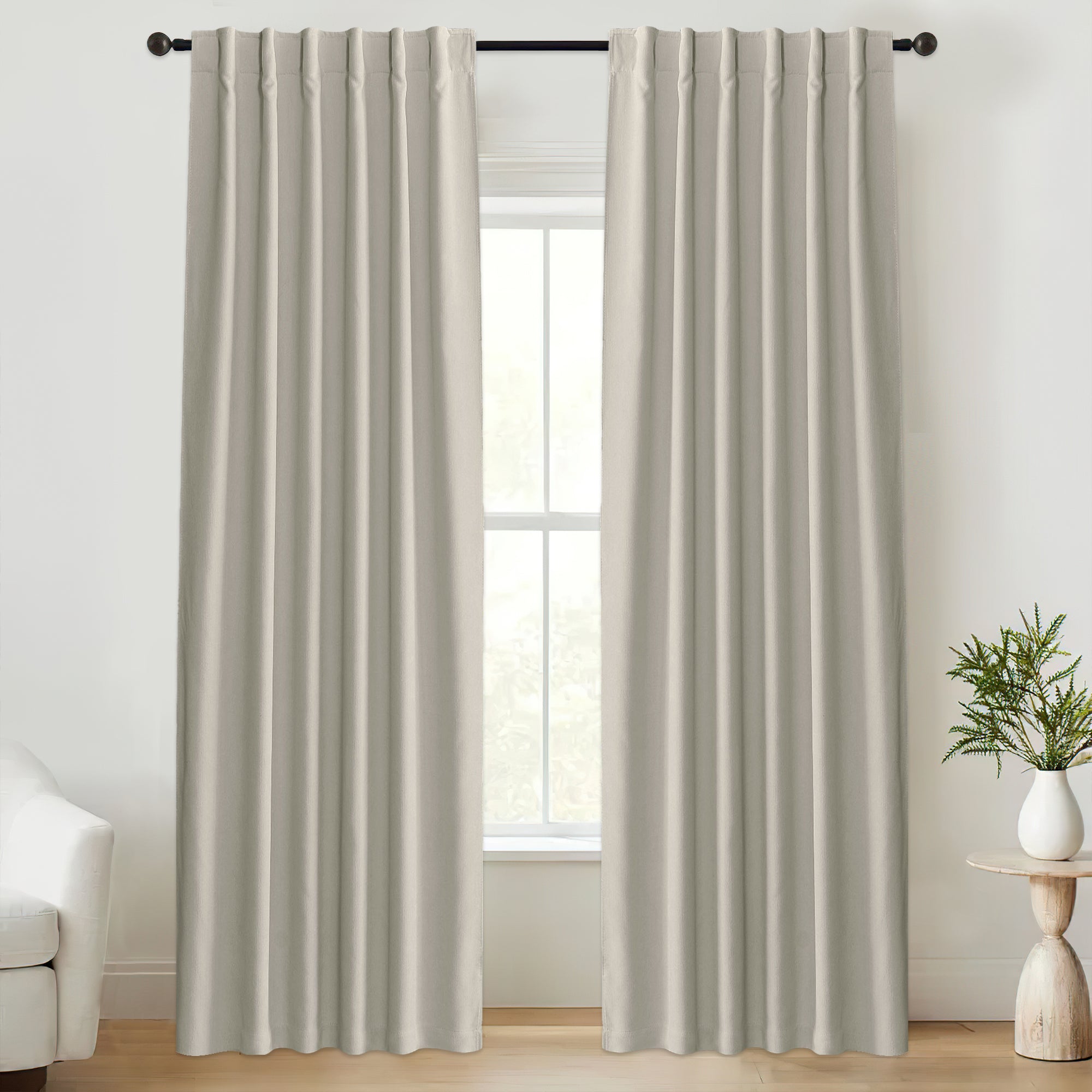 Custom 4-Layer 100% Blackout Chenille Curtain | OEKO-TEX®