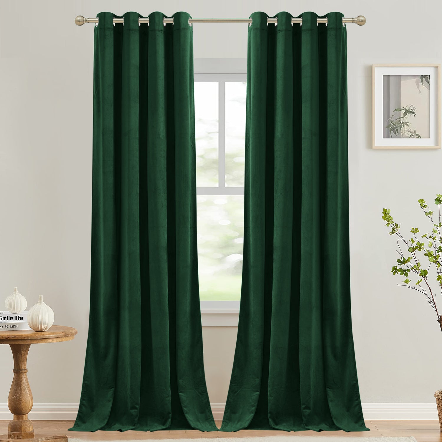 Custom 4-Layer Soft Velvet Soundproof Thermal Curtain | OEKO-TEX®