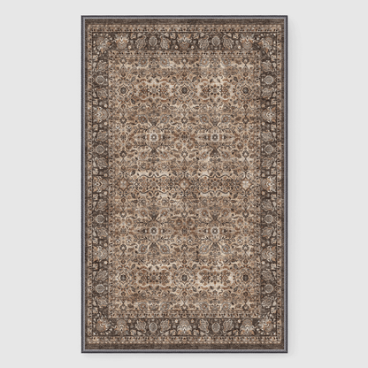 RYB HOME Vintage Persian Wool Faux Washable Custom Area Rug