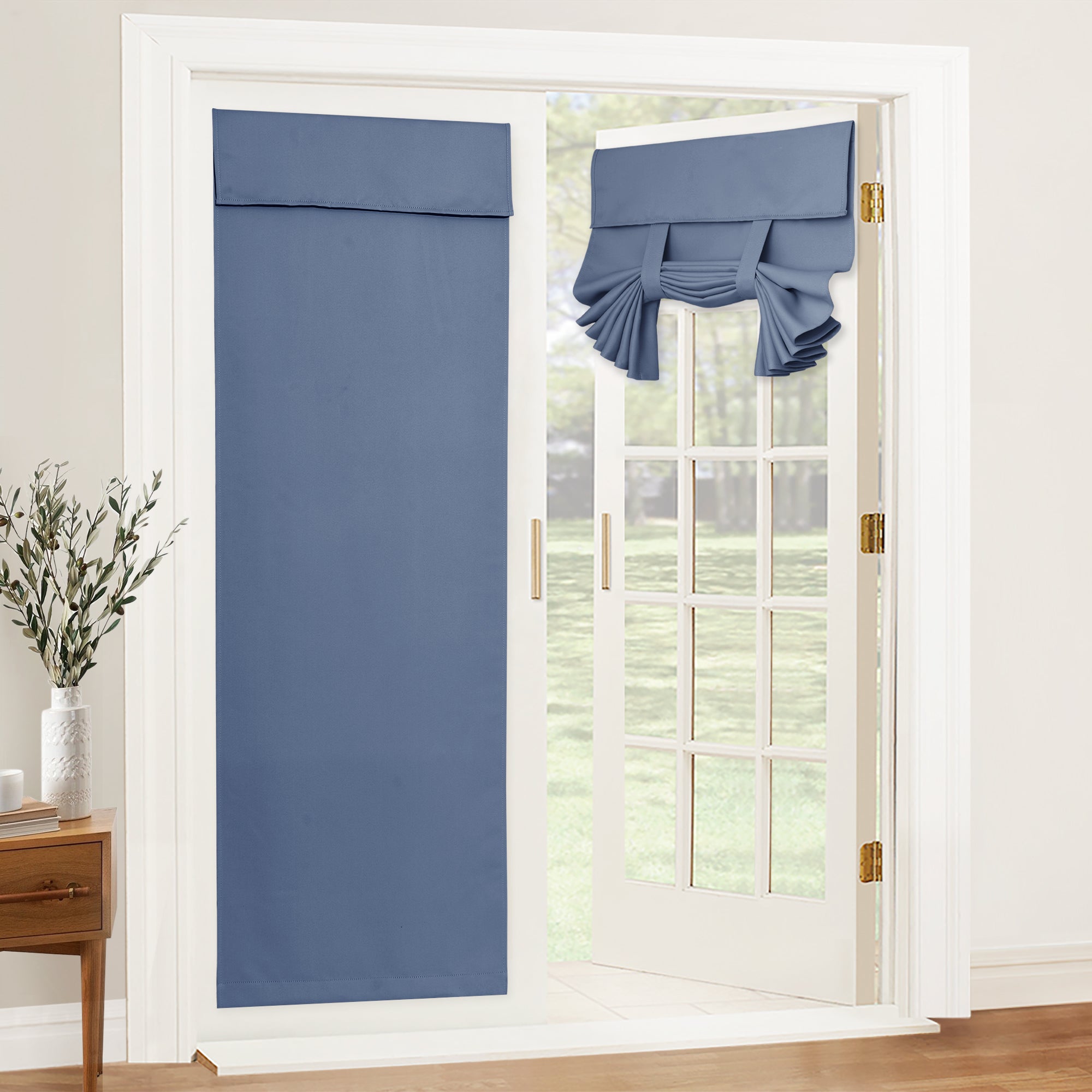 RYB HOME Blackout Privacy Door Curtain for Classroom