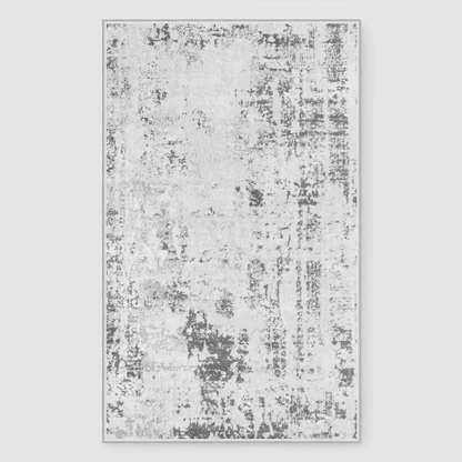 RYB HOME Modern Wool Faux Washable Custom Area Rug