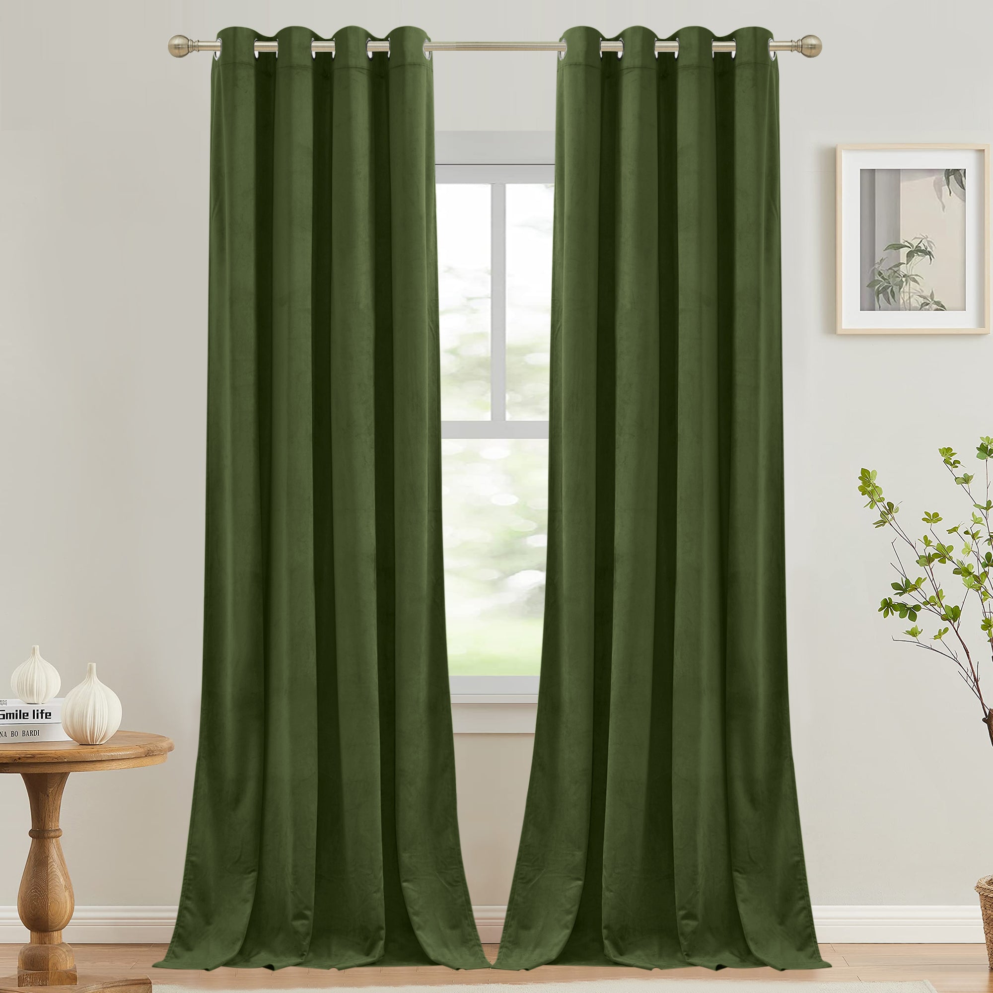 Custom 4-Layer Soft Velvet Soundproof Thermal Curtain | OEKO-TEX®