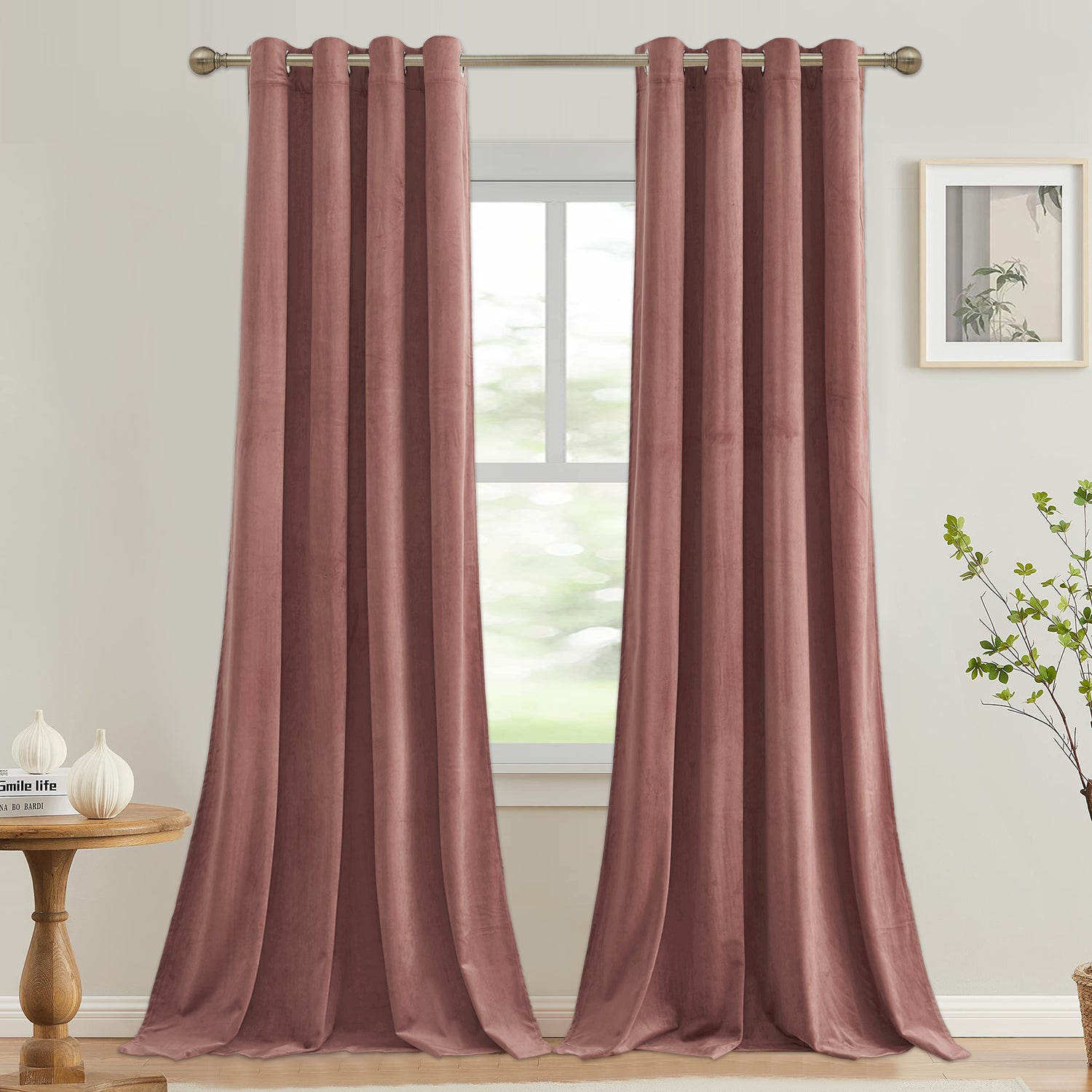 Custom 4-Layer Soft Velvet Soundproof Thermal Curtain | OEKO-TEX®