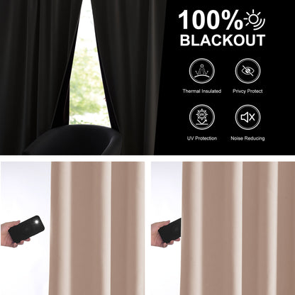 Custom 4-Layer 100% Blackout Chenille Curtain | OEKO-TEX®