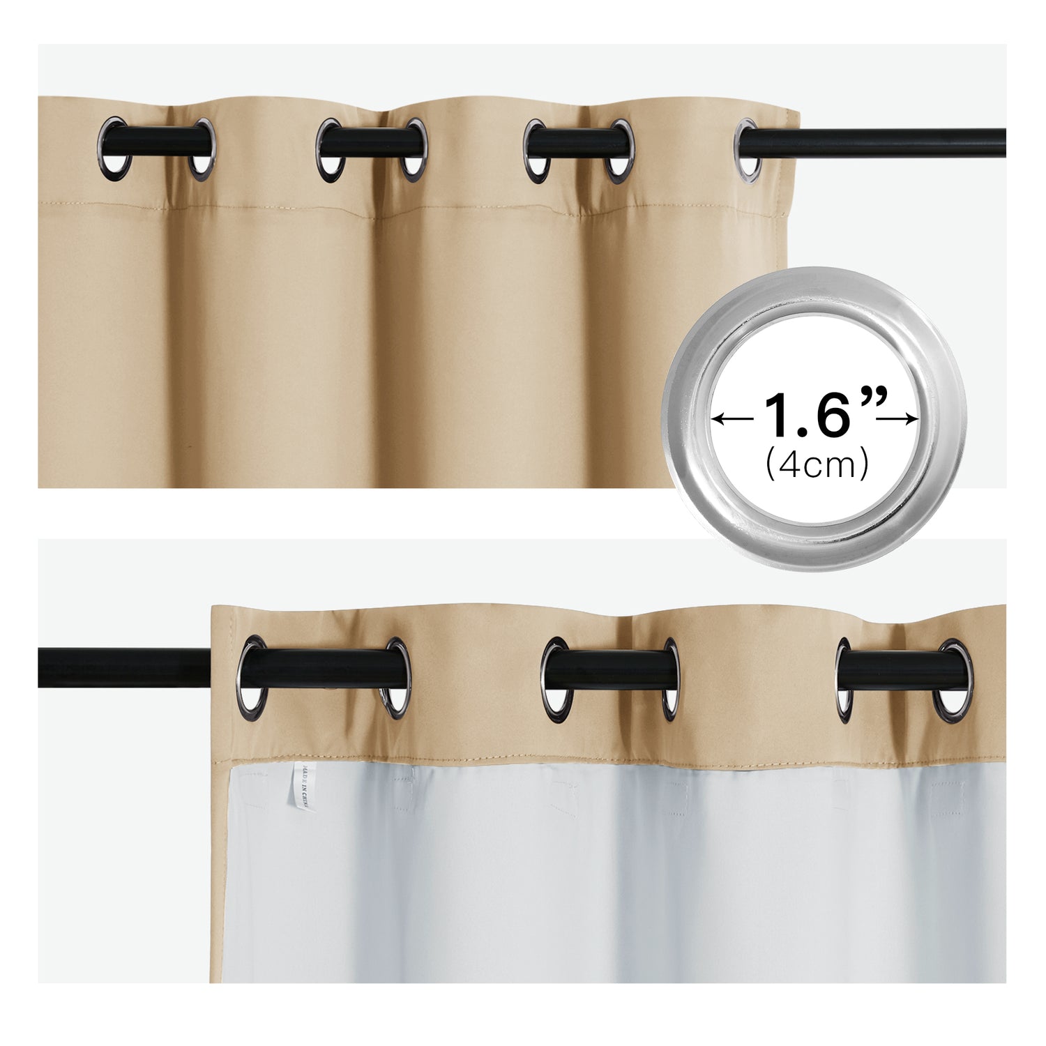 Custom 4-Layer Anti Dust And Bacterial Wildfire Ash Curtain | OEKO-TEX®