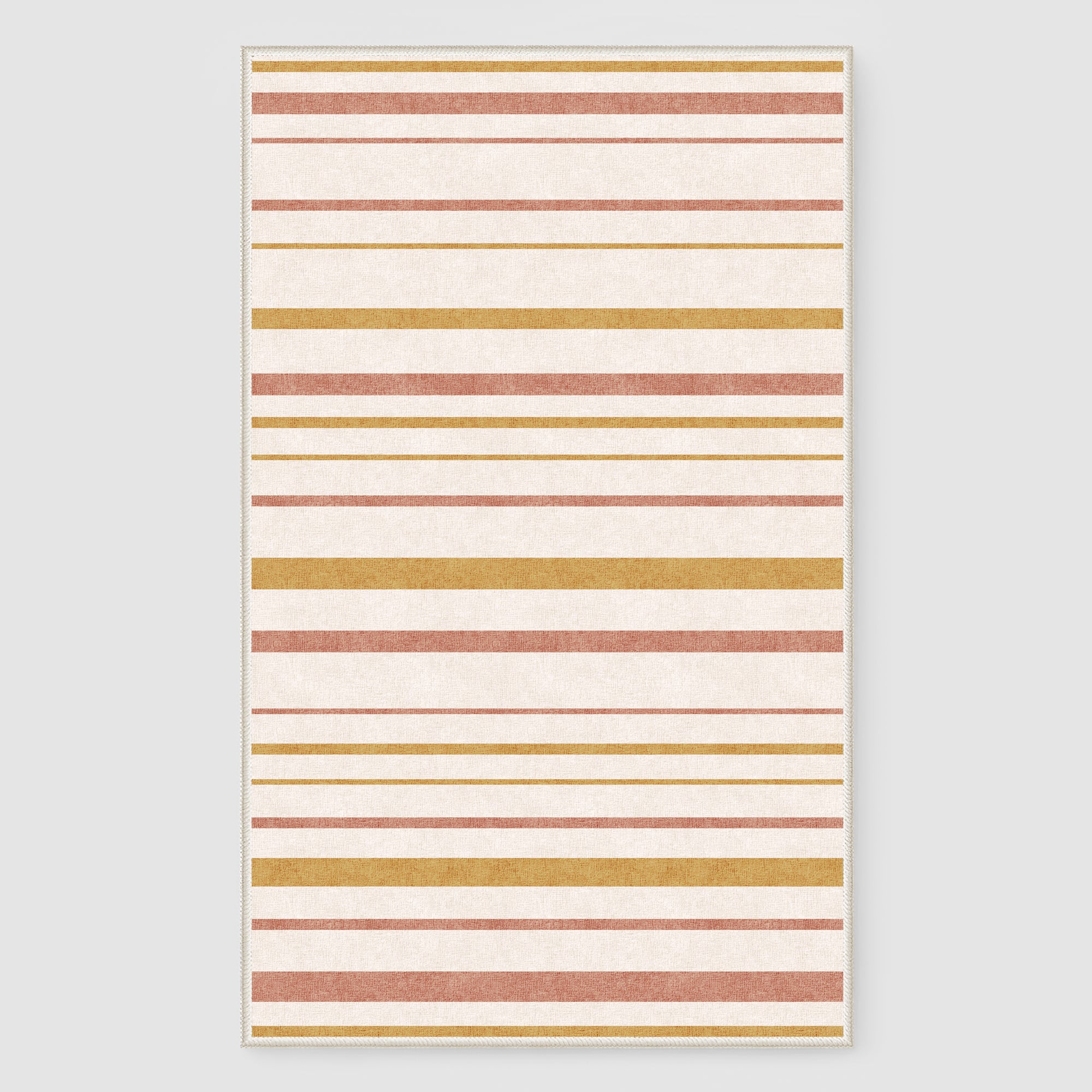 Custom Striation Modern Soft Non Slip Washable Area Rug | GCC