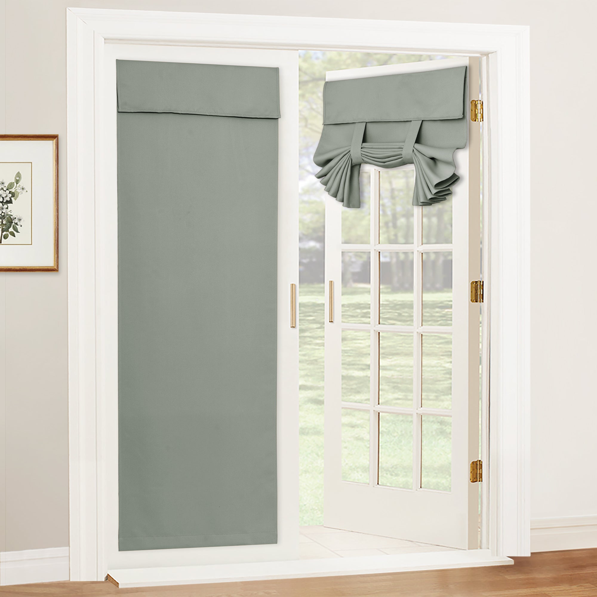 RYB HOME Blackout Privacy Door Curtain for Classroom