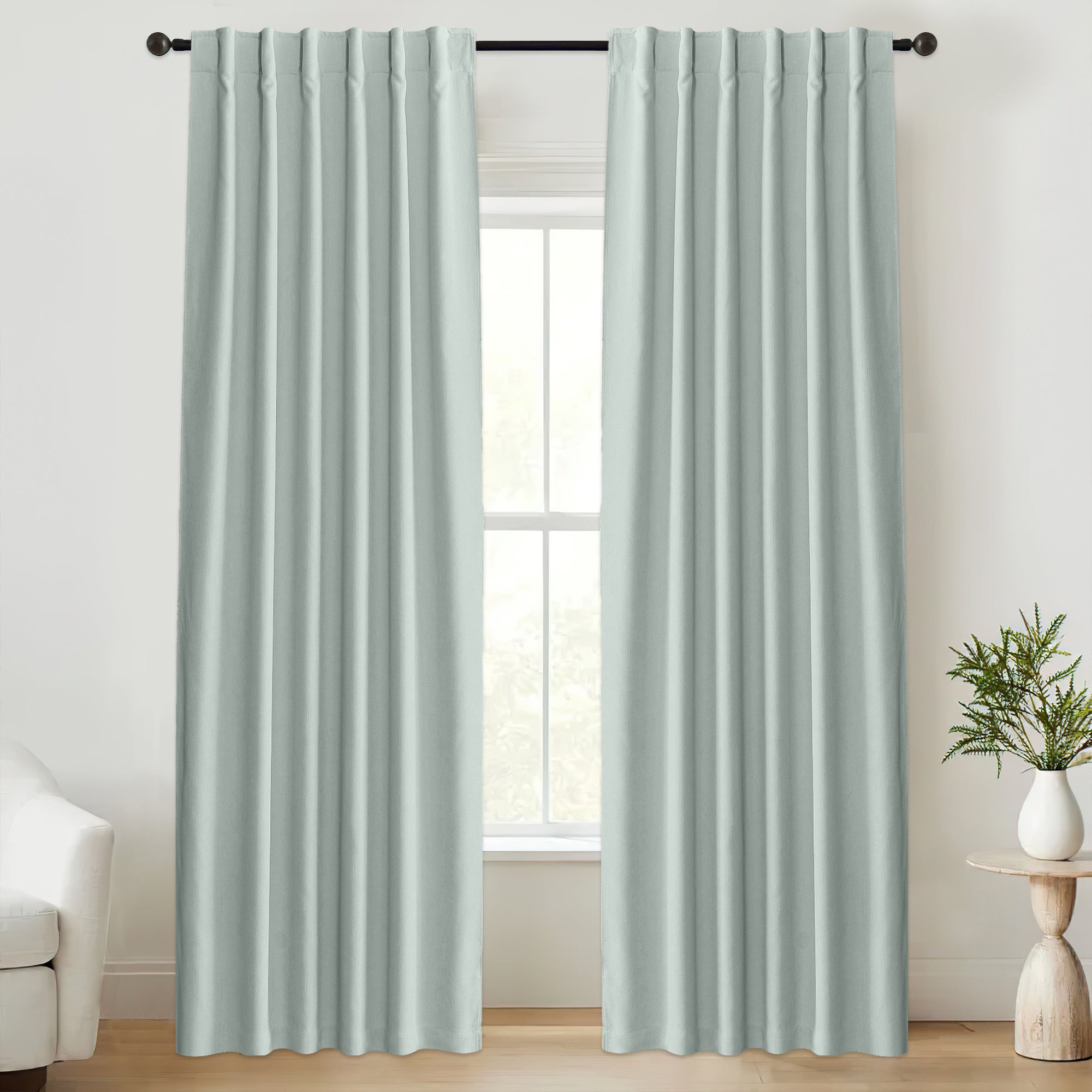 Custom 4-Layer 100% Blackout Chenille Curtain | OEKO-TEX®