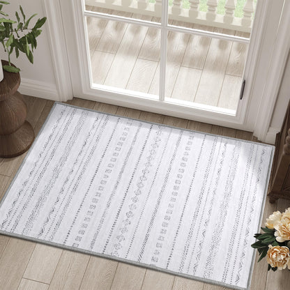 Custom Moroccan Wool Faux Non Slip Area Rug | GCC