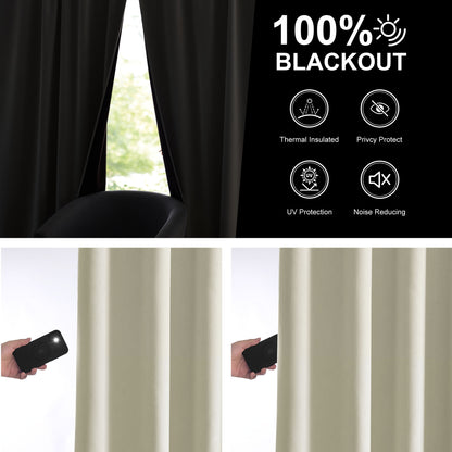 Custom 4-Layer 100% Blackout Chenille Curtain | OEKO-TEX®