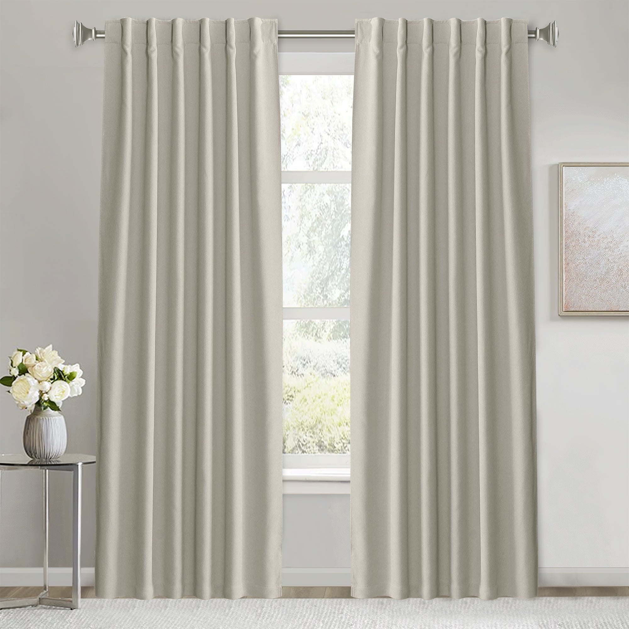 Custom 4-Layer 100% Blackout Chenille Curtain | OEKO-TEX®