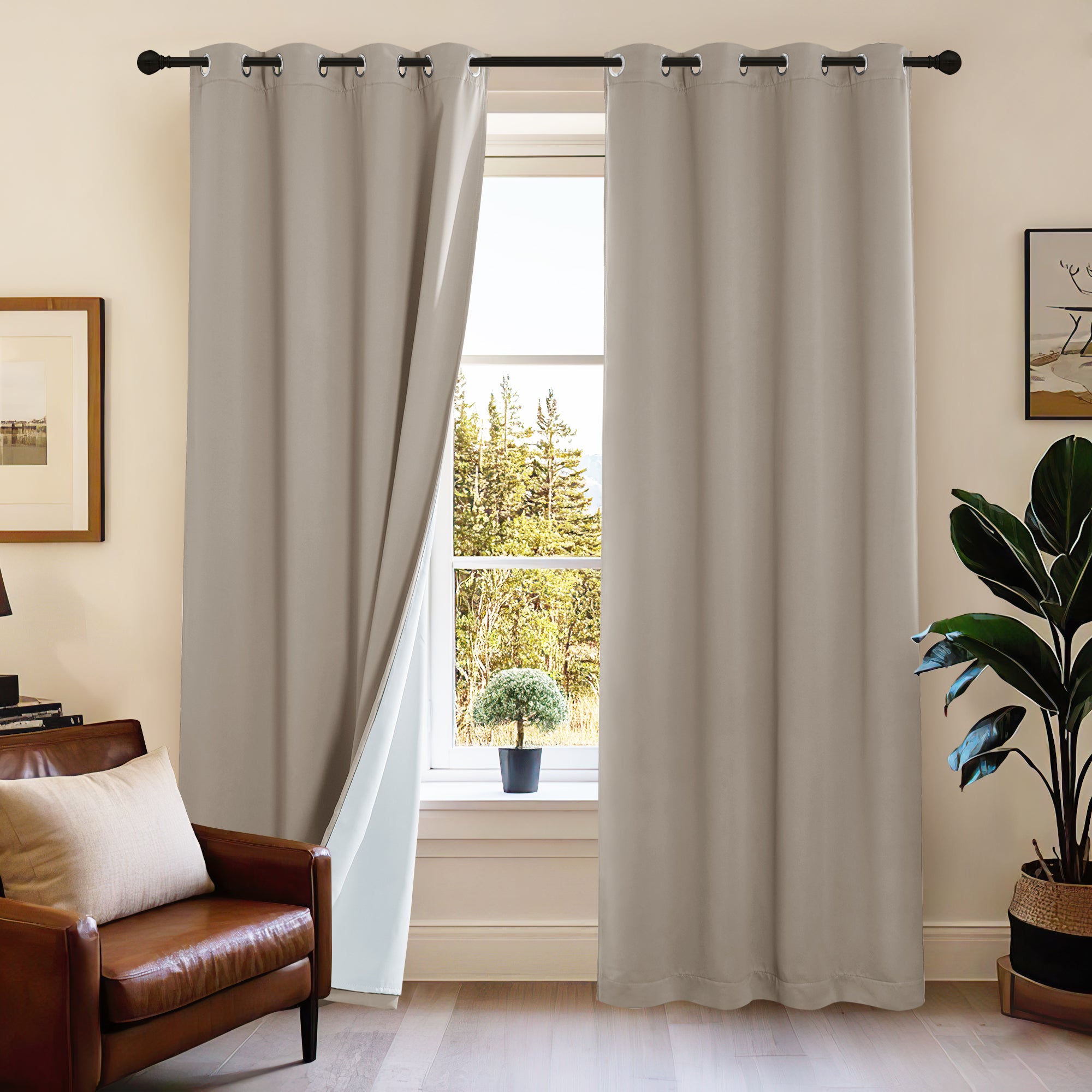 Custom 4-Layer Anti Dust And Bacterial Wildfire Ash Curtain | OEKO-TEX®