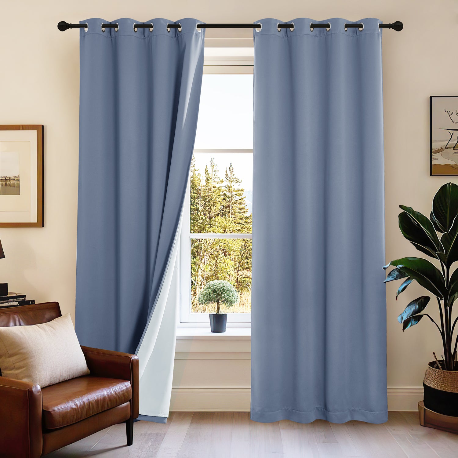 Custom 4-Layer Anti Dust And Bacterial Wildfire Ash Curtain | OEKO-TEX®