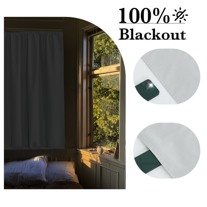 Custom Double Rod Blackout Door Curtain | OEKO-TEX®