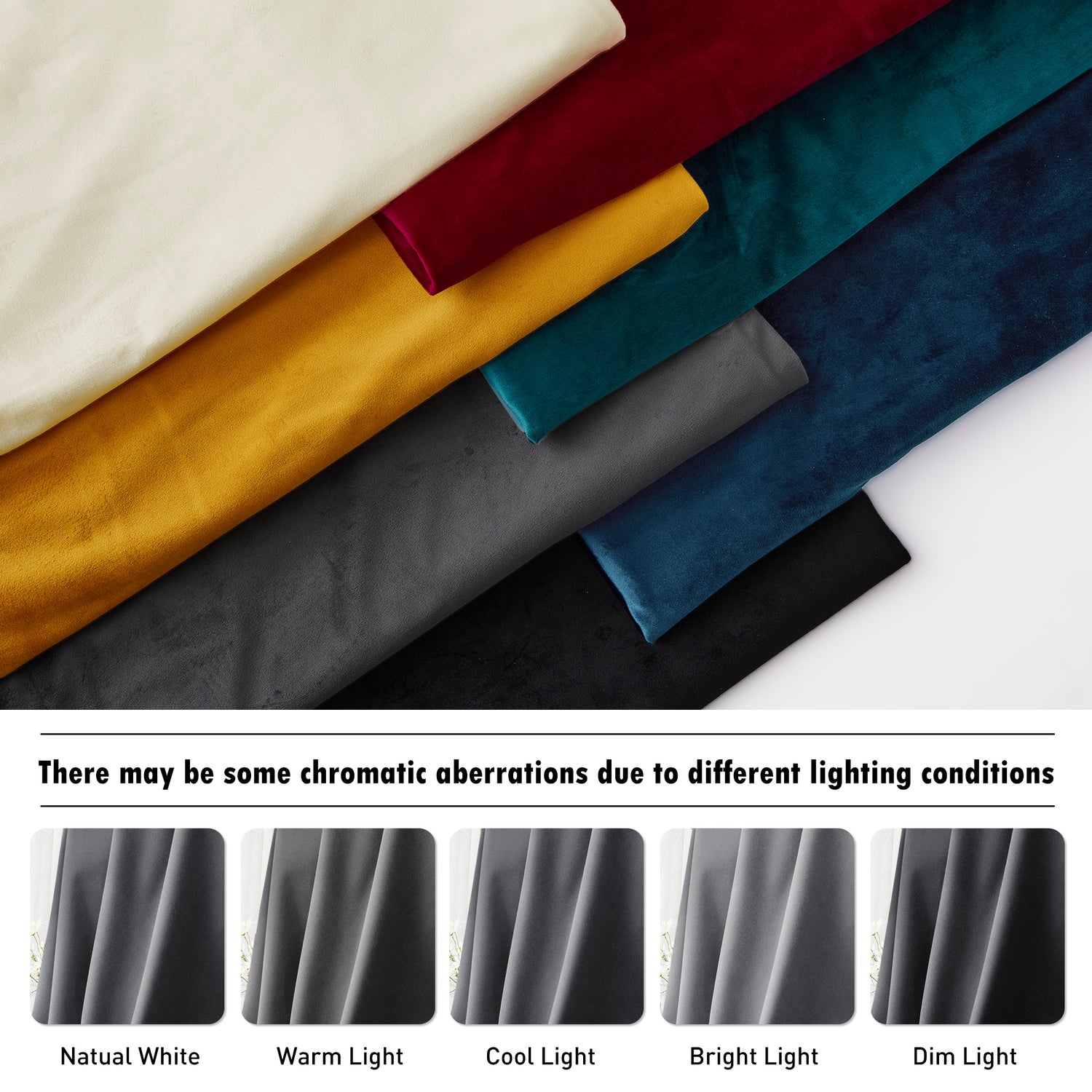 Custom 4-Layer Soft Velvet Soundproof Thermal Curtain | OEKO-TEX®