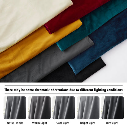 Custom 4-Layer Soft Velvet Soundproof Thermal Curtain | OEKO-TEX®