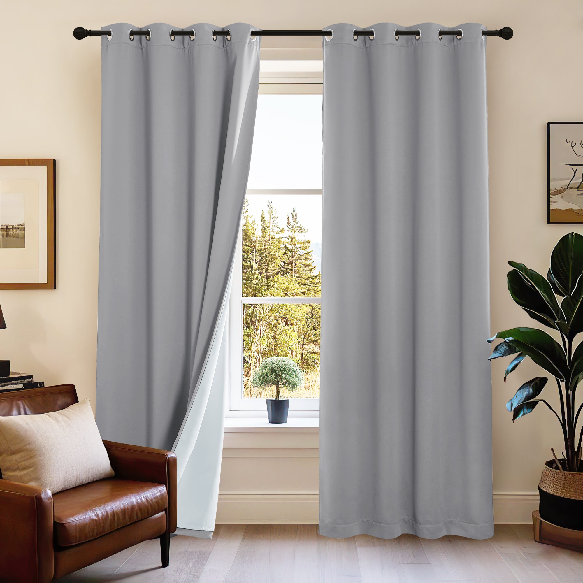 Custom 4-Layer Anti Dust And Bacterial Wildfire Ash Curtain | OEKO-TEX®