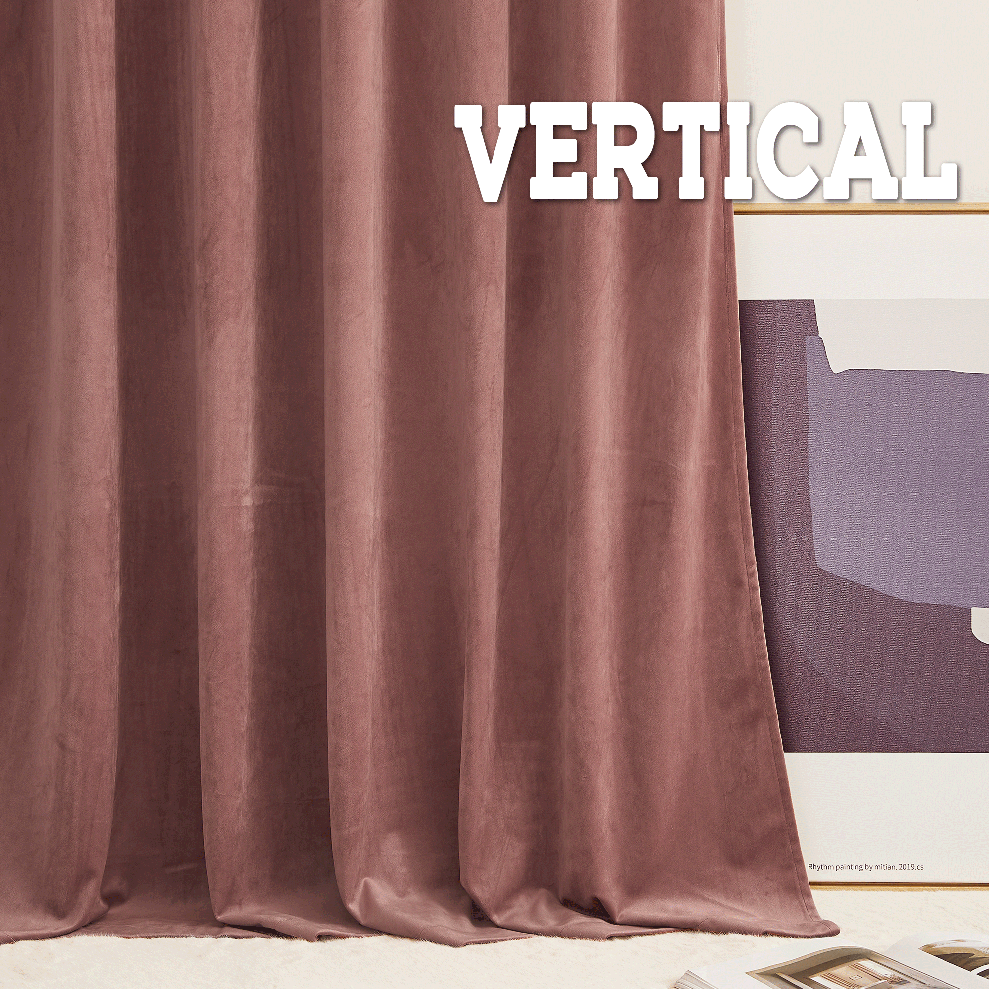 Custom 4-Layer Soft Velvet Soundproof Thermal Curtain | OEKO-TEX®