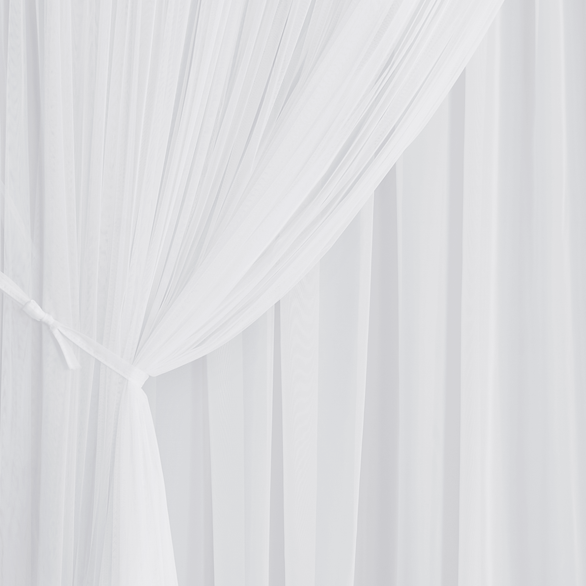 RYB HOME Mesh and Voile Outdoor Sheer Custom Curtains